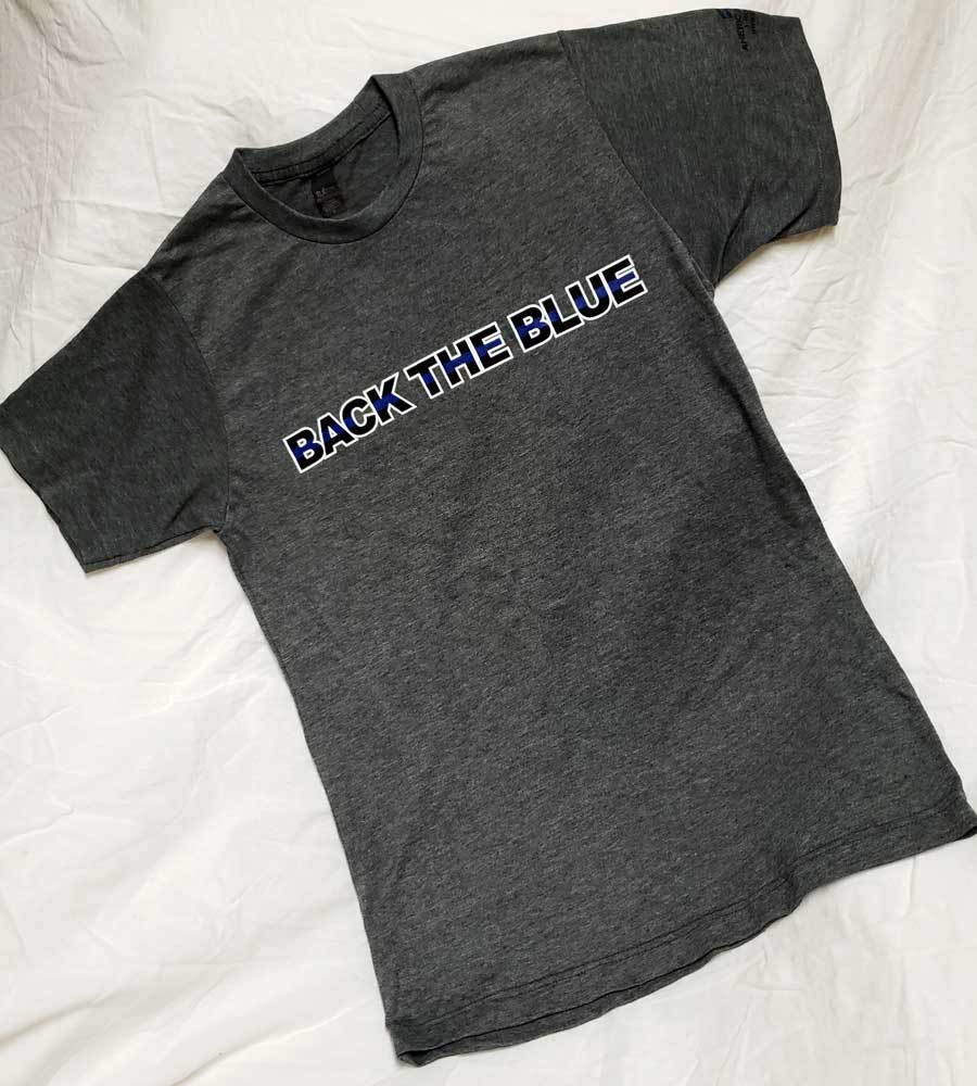 Erase wear Attentive Back The Blue T-Shirt | American Aluminum Accessories, Inc.