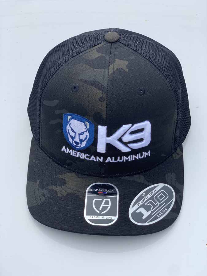 Black Camo K9 Hat